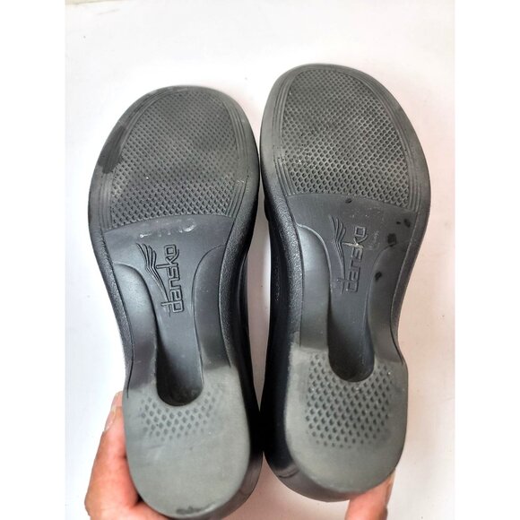 Dansko Women's Mary Janes Black Leather Upper Wedge Size 39 - Picture 7 of 12